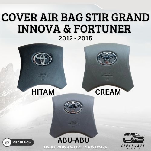 COVER AIR BAG STIR GRAND INNOVA FORTUNER 2012 - 2015