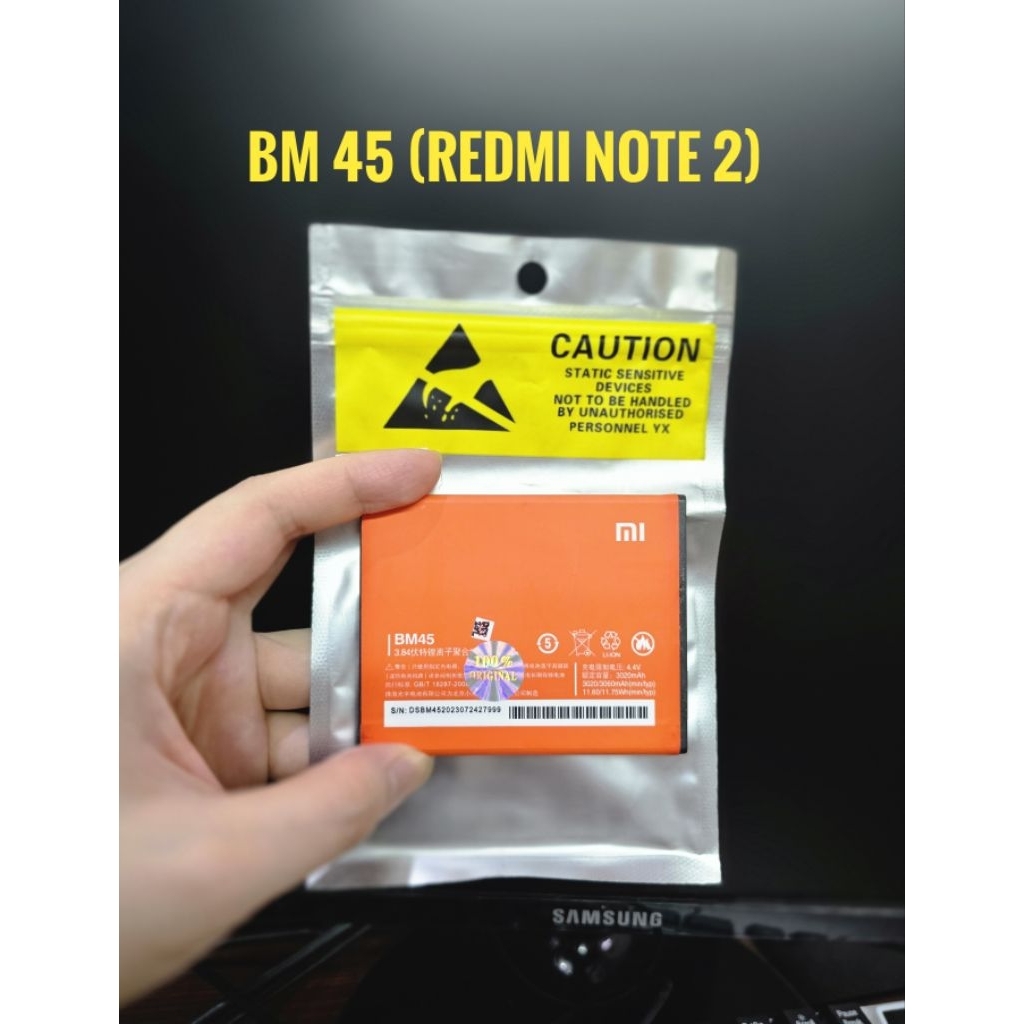 BATERAI BM45 / BM-45 / BATERE REDMI NOTE 2 / BATTERY BM45