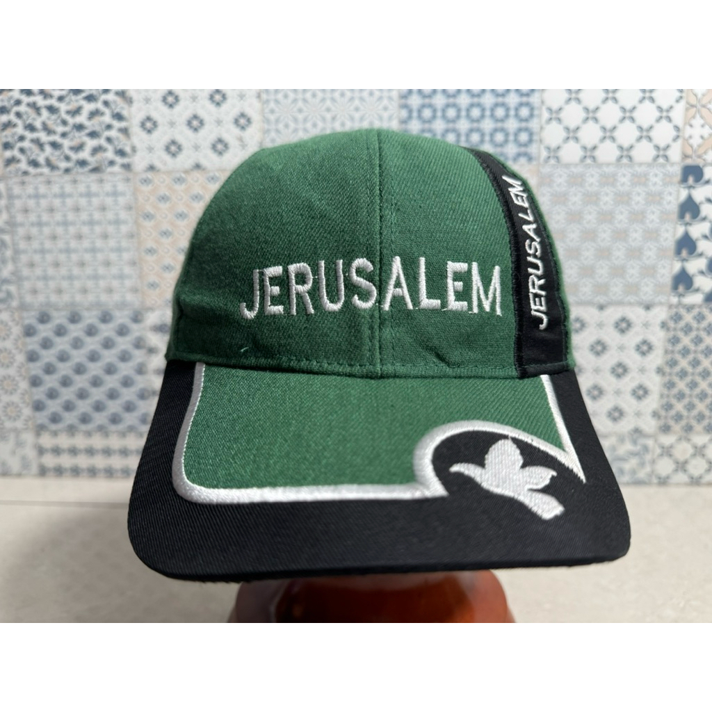 Topi Second Brand Branded Hijau Jerusalem No Tag