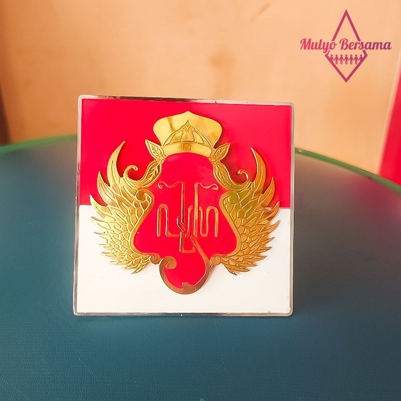 Emblem Grill Logo Keraton Yogyakarta Bendera Emblem Aksesoris Mobil - Mulyo Bersama