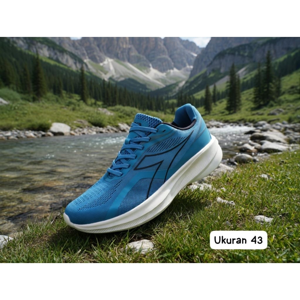 sepatu sport pria runing diadora original asli ori