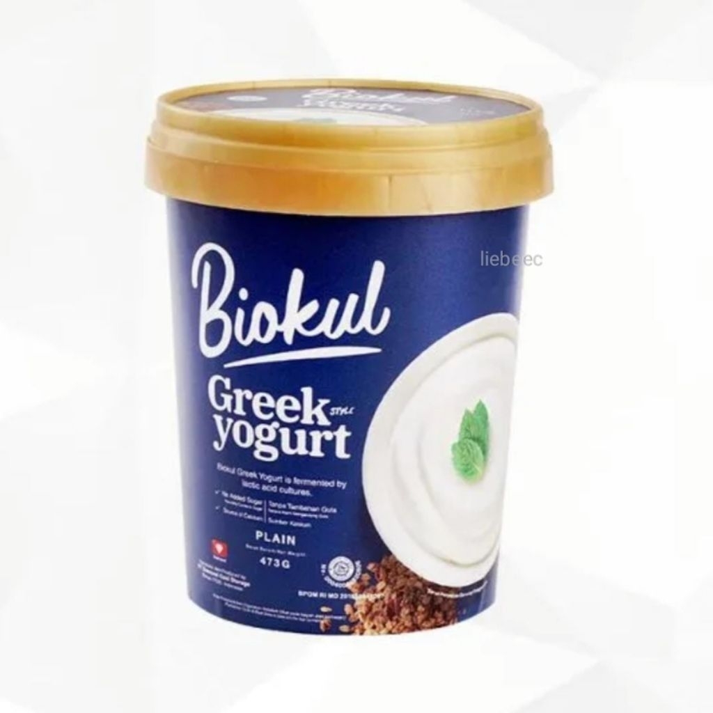 Biokul greek yoghurt plain 473 gr