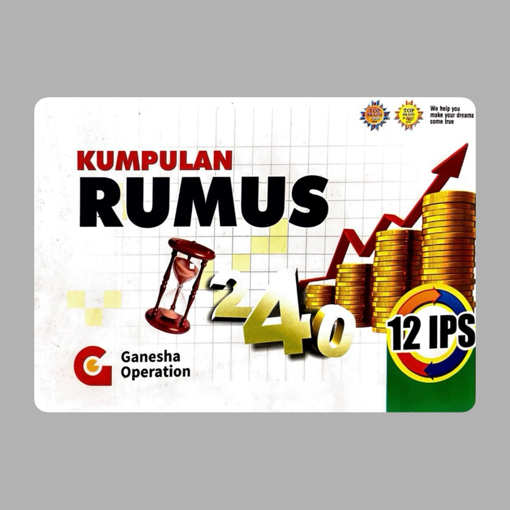 Buku Kumpulan Rumus Bimbel GO IPS SOSHUM Ganesha Operation
