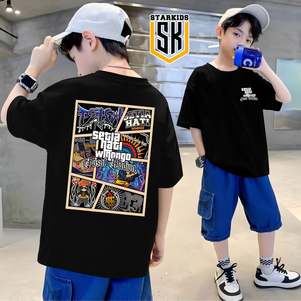 KAOS ANAK PSHW-TM "SH Winongo GTA VOL.3" - PSHW/SH Winongo/SH/PENCAK SILAT/1903