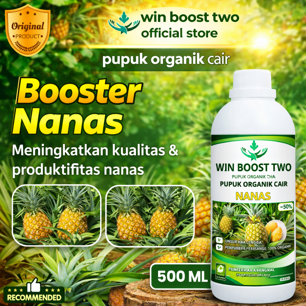 Pupuk Nanas Pupuk Buah Nanas Pupuk Perangsang Pelebat Buah Nanas 500 ML