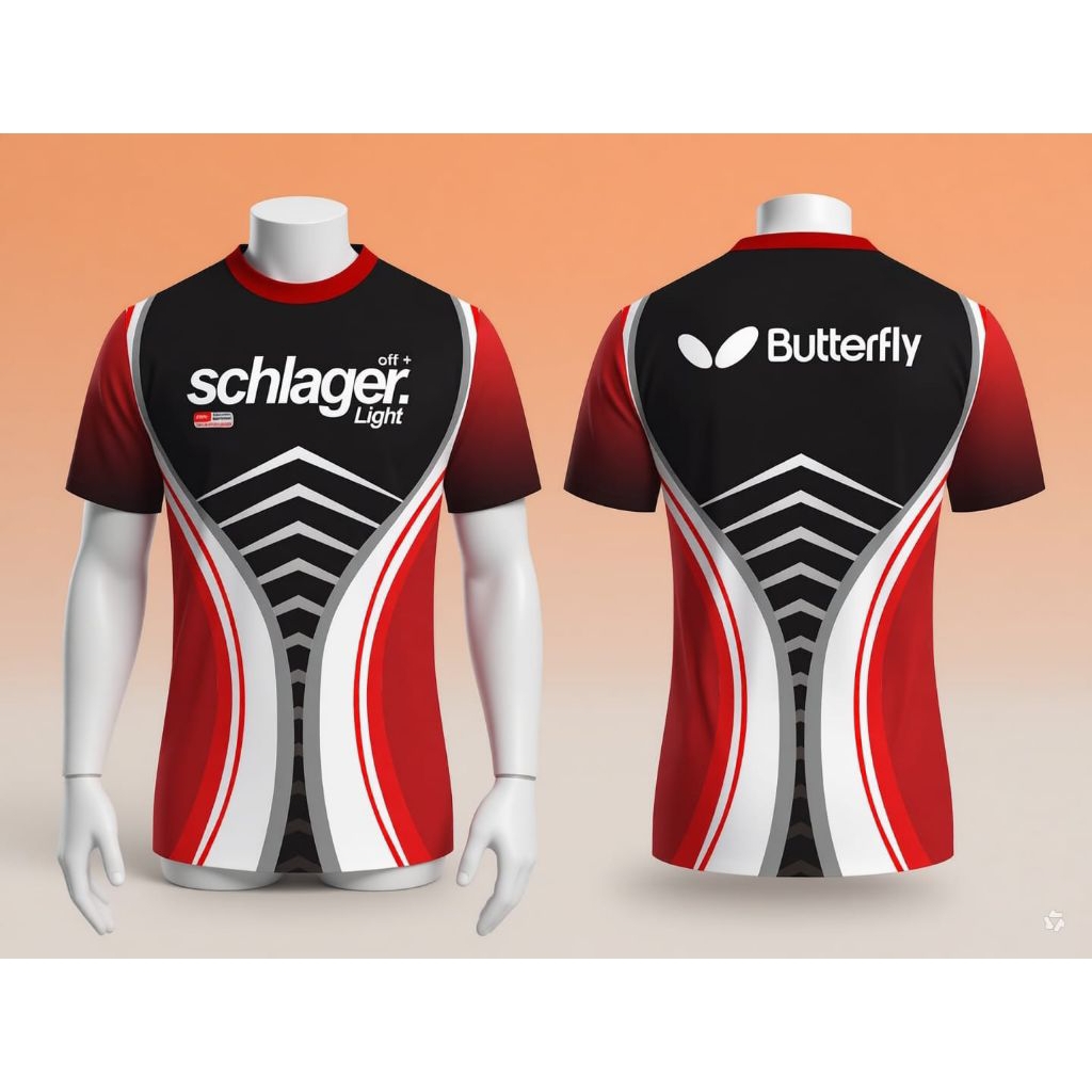 Kaos Jersey Pingpong Butterfly Schlager #tenismeja
