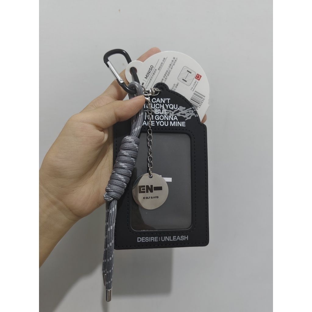 Miniso x Enhypen‼️ Card Holder / Cahol / Potrait Photo Card Keychain Official Desire Unleash Enhypen