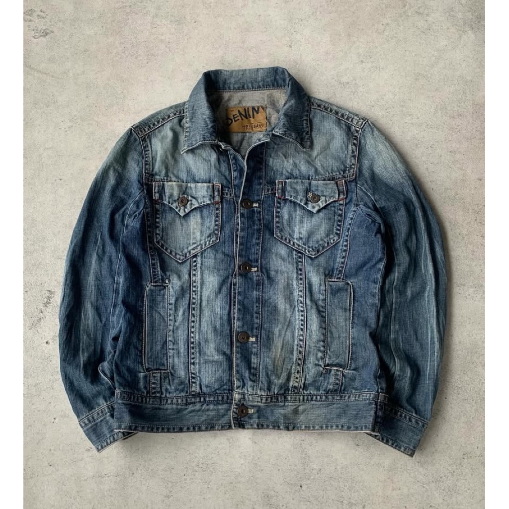 jacket denim tbj jeans