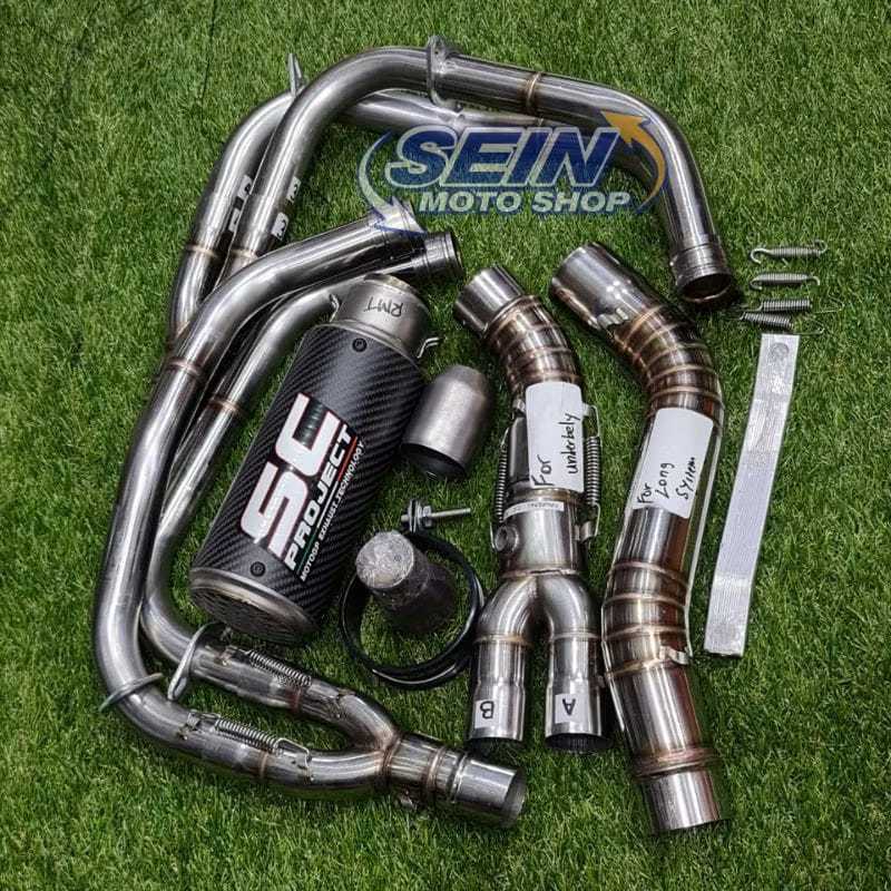 Knalpot Sc Project Carbon Asli Zx25r Zx 25r 2opsi header Import