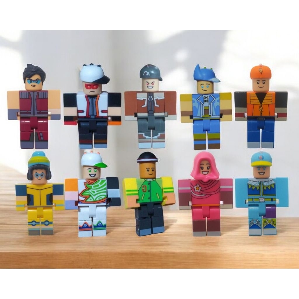 Mainan Roblox Boboiboy ChokiChoki Rocketz Figure - BoBoiBoy Gopal/Supra/Sori Daun/Glacier/Kilat/Ying
