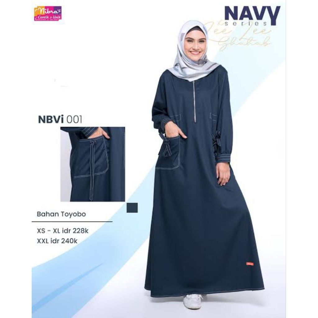 Preloved Gamis Nibras NBVI 001, Gamis Nibras, Gamis polos