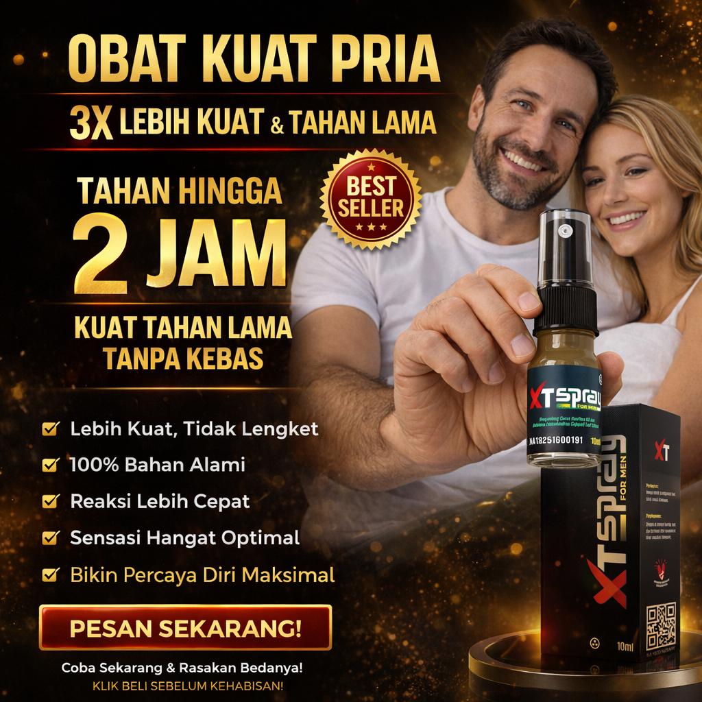 OBAT KUAT OLES XT SPRAY PRIA TAHAN LAMA PENAMBAH STAMINA PRIA TERBAIK SUDAH TERDAFTAR DI KEMENKES