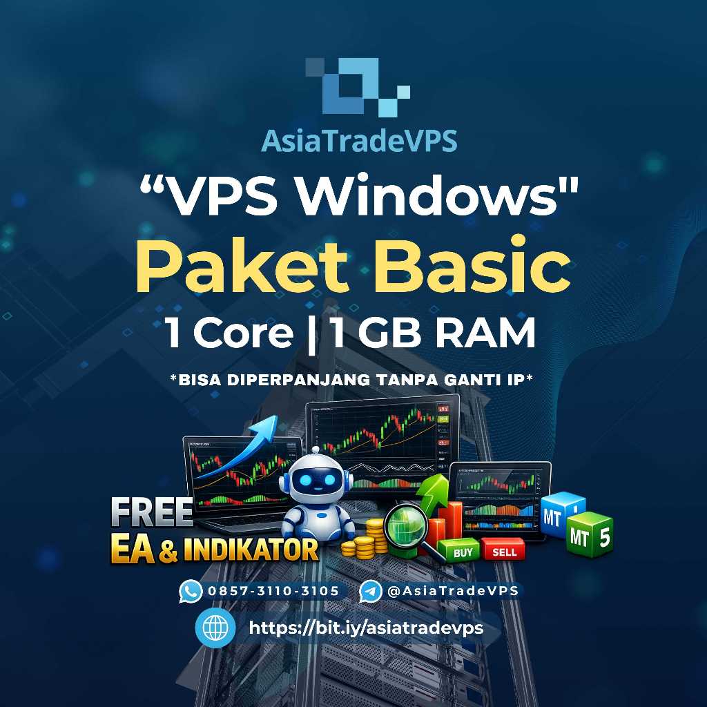 VPS RDP Murah Windows 24 Jam | Server Asia EU USA