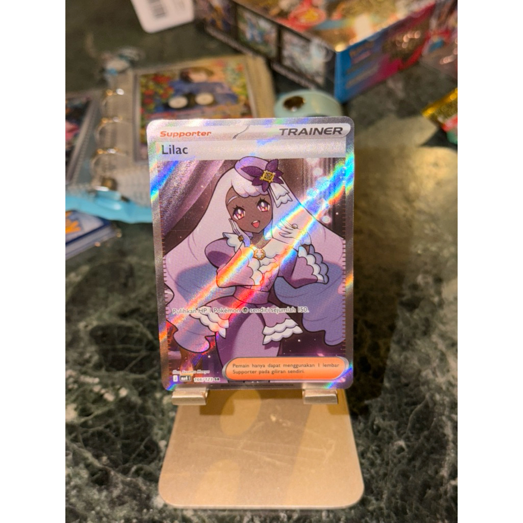 Lilac SR Supporter Trainer - ledakan peniada - pokemon tgc indonesia