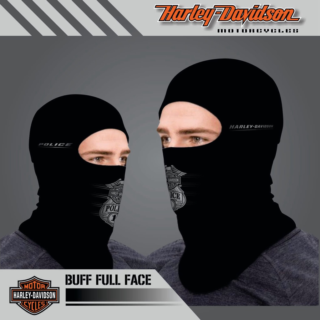Buff Balaclava Police Harley Davidson