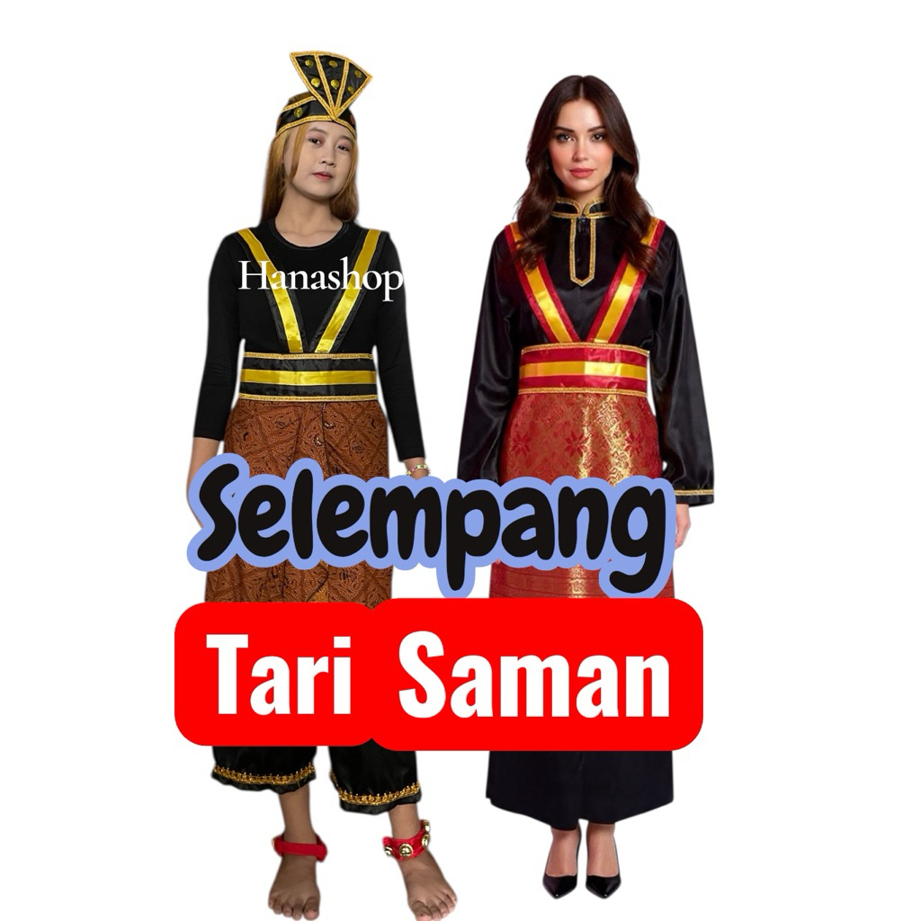 SELEMPANG TARI SAMAN selempang kostum tari SAMAN