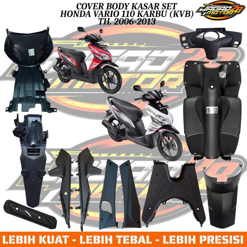 Cover Body Bodi Kasar Motor Vario Cw 110 Karbu Lama 2006 2007 2008 2009 2010 2011 2012 / Full Body K