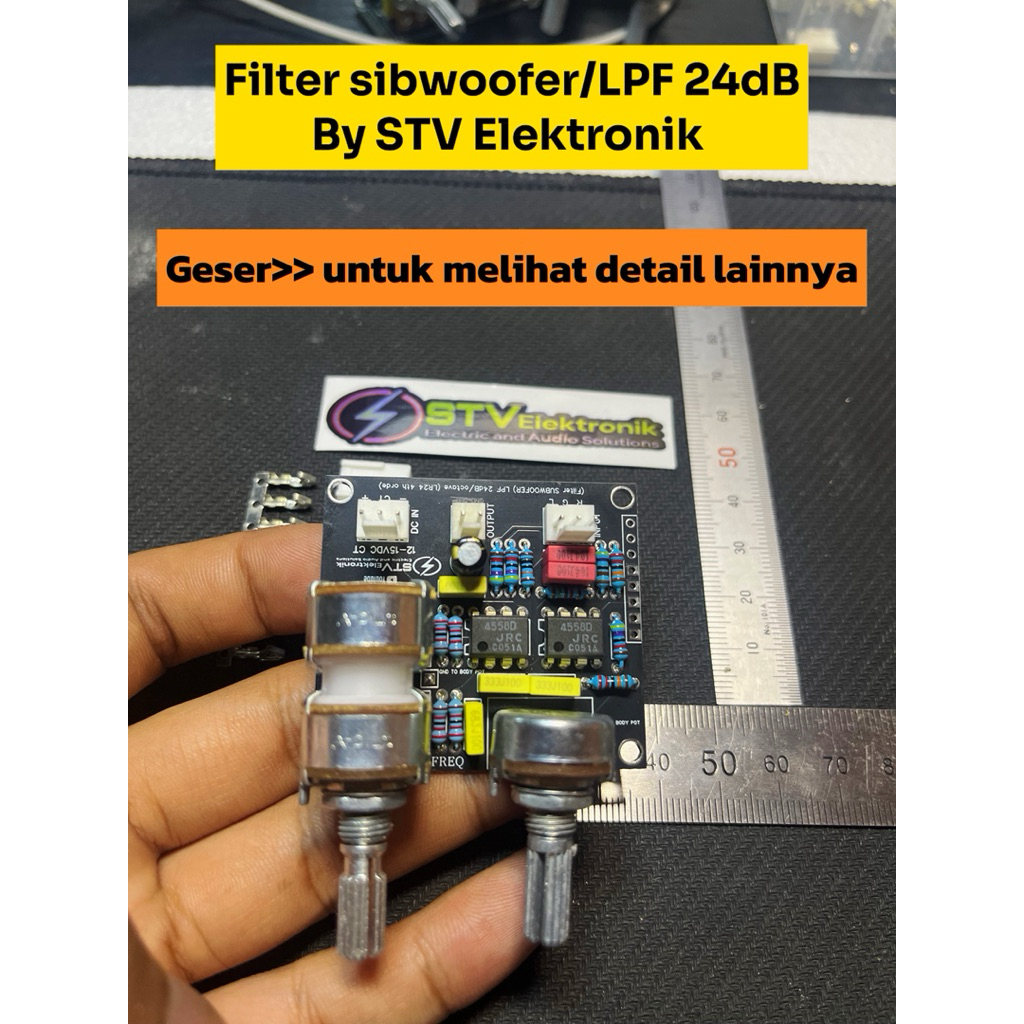 Kit LPF 24dB filter Subwoofer