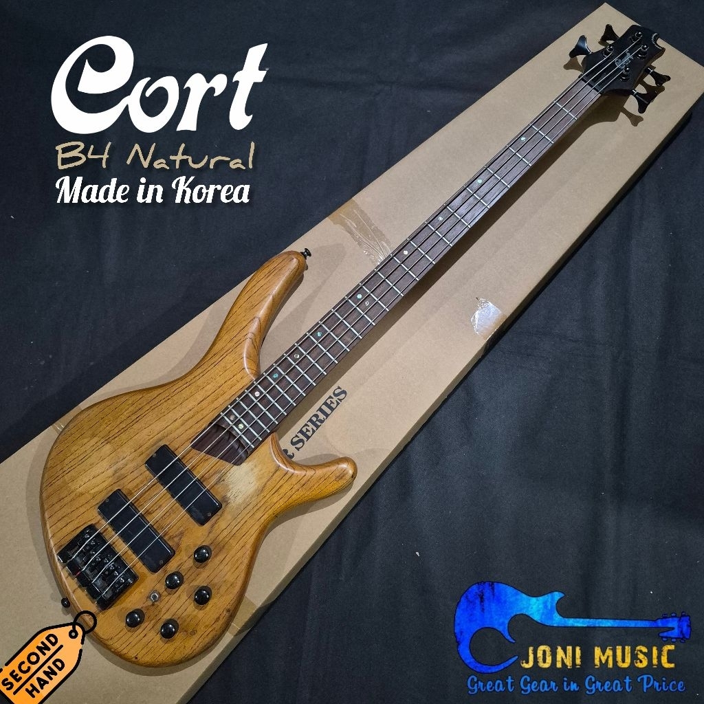 Bass Cort B4 GB34A Active Action Plus V Original Made in Indonesia