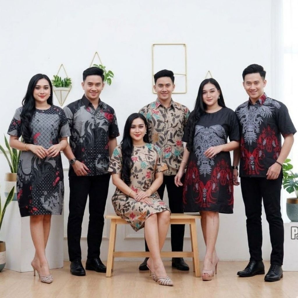 Couple Dress Batik Terbaru Jumbo Motif Modern Batik Pekalongan