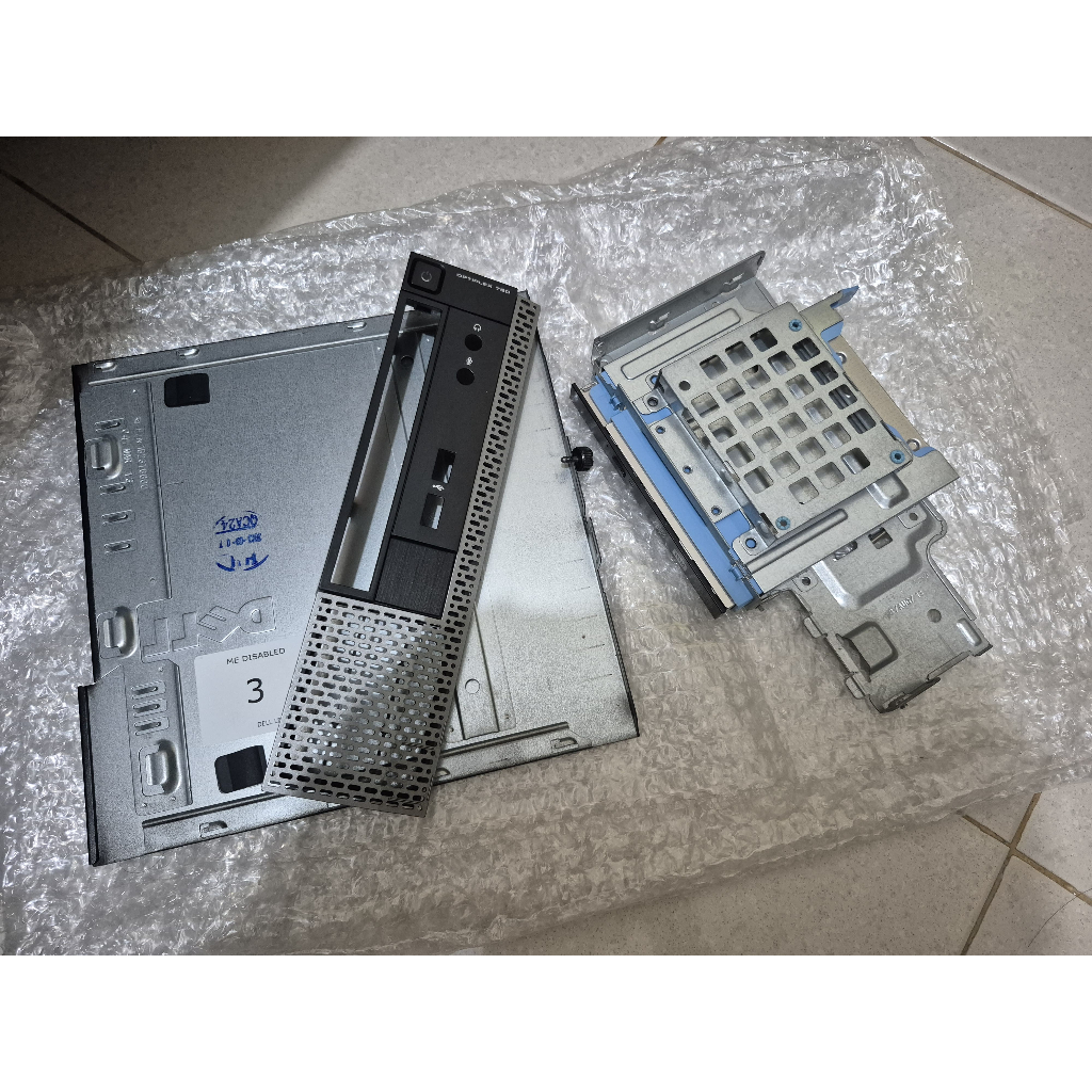 Cover Casing Front Panel side panel dan kandang SSD/HDD CD ROM Dell Optiplex 790