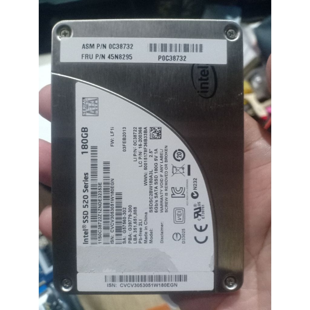 SSD Intel 520 Series 180GB