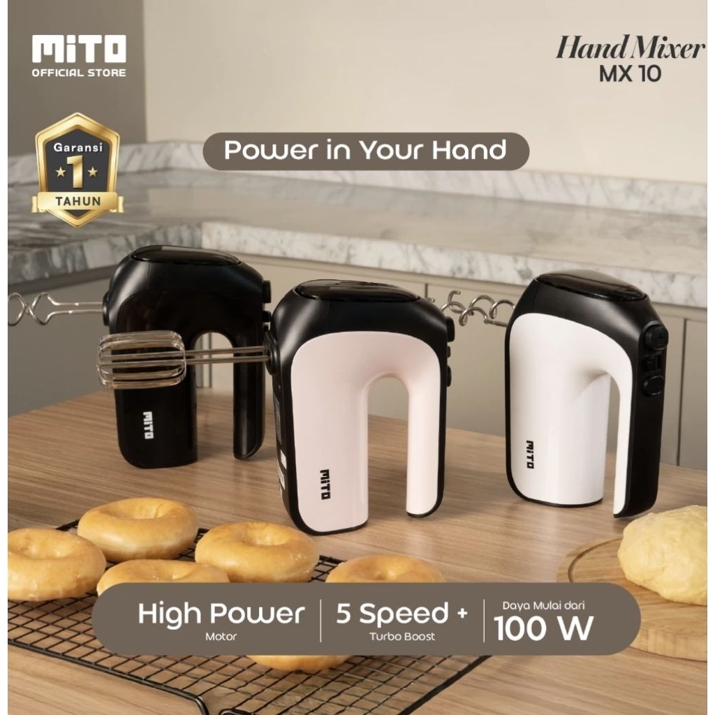 MITO Hand Mixer MX 10 Turbo Speed