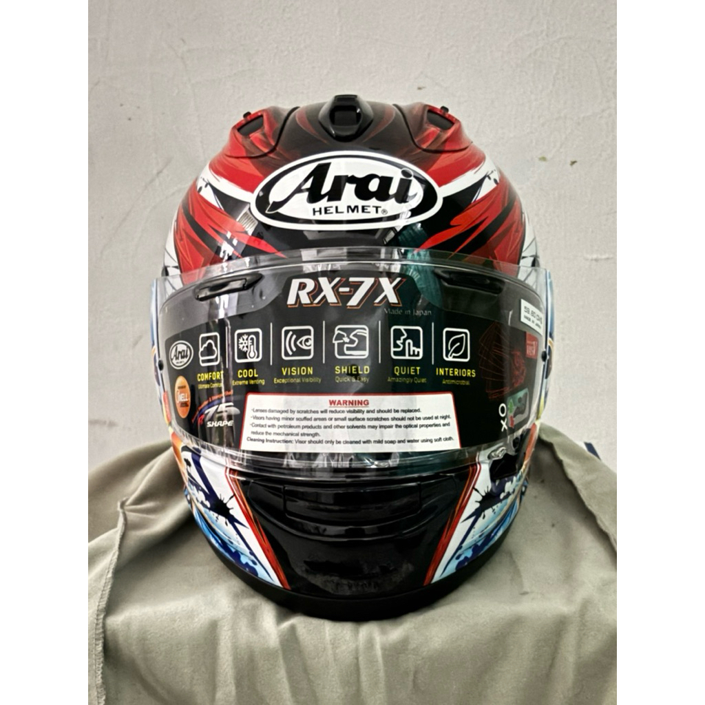 Helm Fullface Arai RX7X Nagashima SNI Original