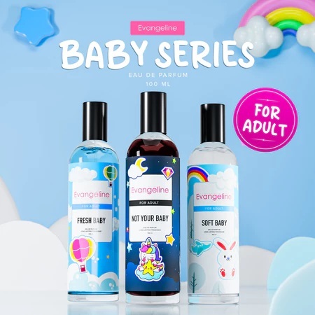 Parfum Evangeline Baby Series - Eau De Parfum 100ml // Parfum Wangi Pria Wanita