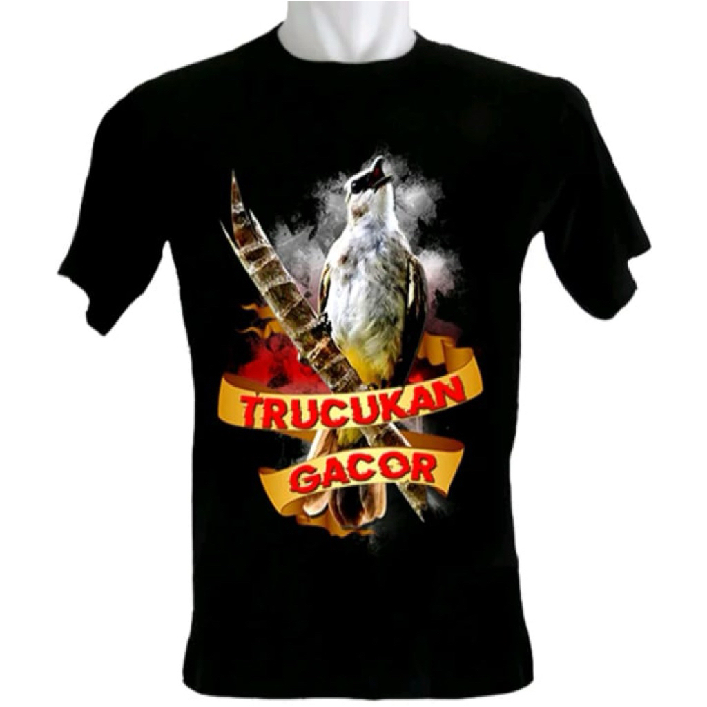 Kaos sablon trucukan gacor t-shirt distro unisex bahan adem