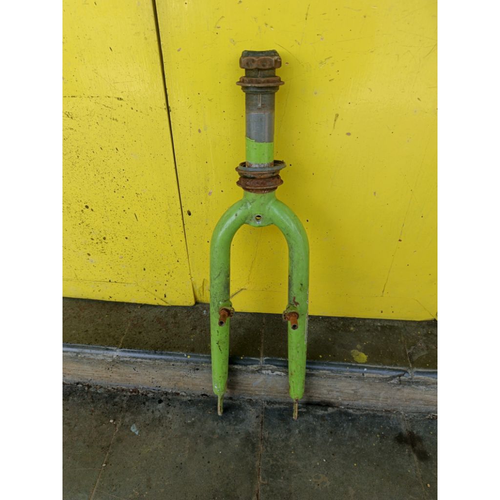 fork sepeda lipat 20 model lurus oversize fold twist