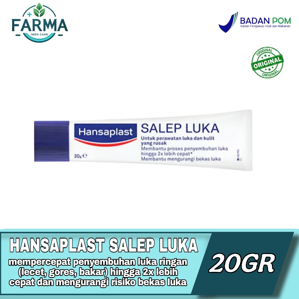 HANSAPLAST SALEP LUKA 20 gr - Salep Perawatan Luka / Hansaplast Salep Luka