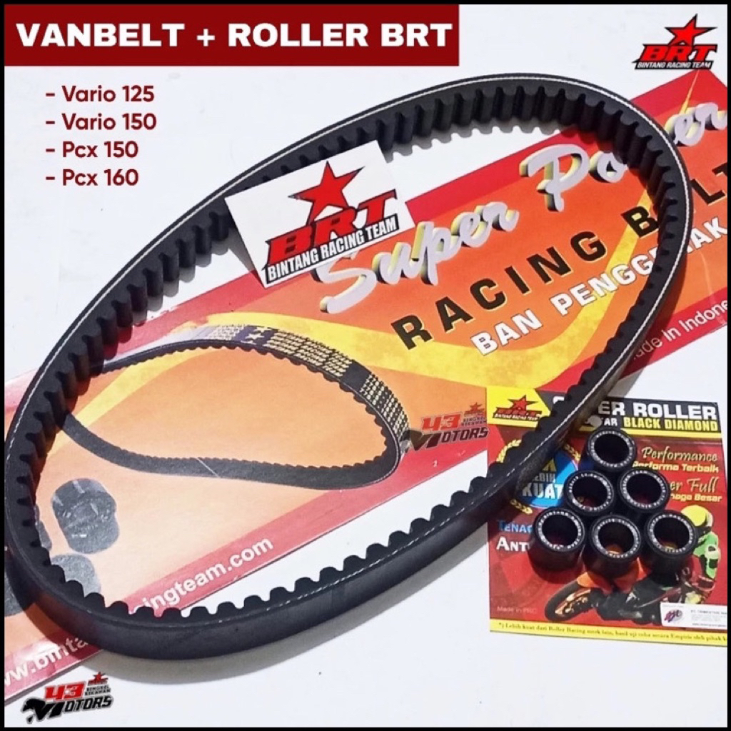 VANBELT (V-BELT) BRT + ROLLER BRT VARIO 125 150 150 / PCX 150 160
