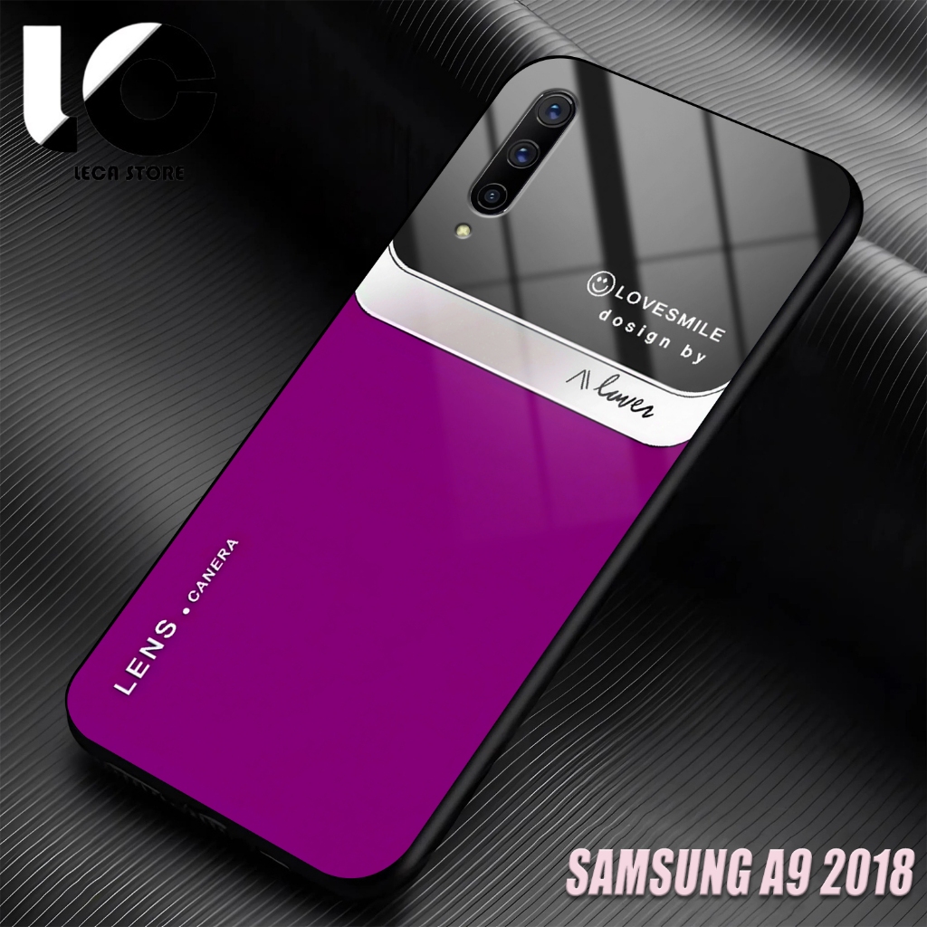 Casing Hp SAMSUNG A9 2018 Softcase SAMSUNG A9 2018 Case Glossy Cassing kaca kilau Pelindung Hp Akses