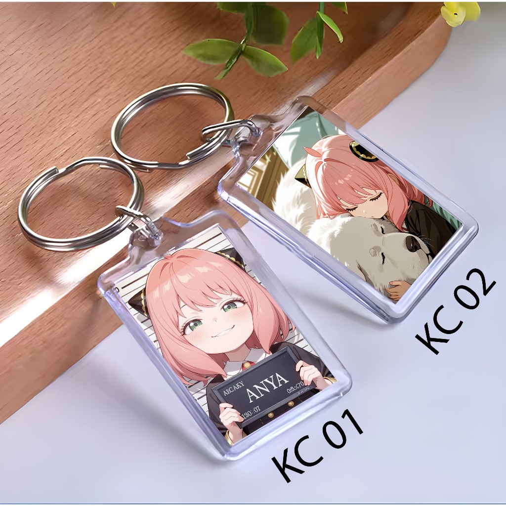 Keychain ANYA SPY X FAMILY - Ganci ANIME - Gantungan Kunci ANYA SPY X FAMILY