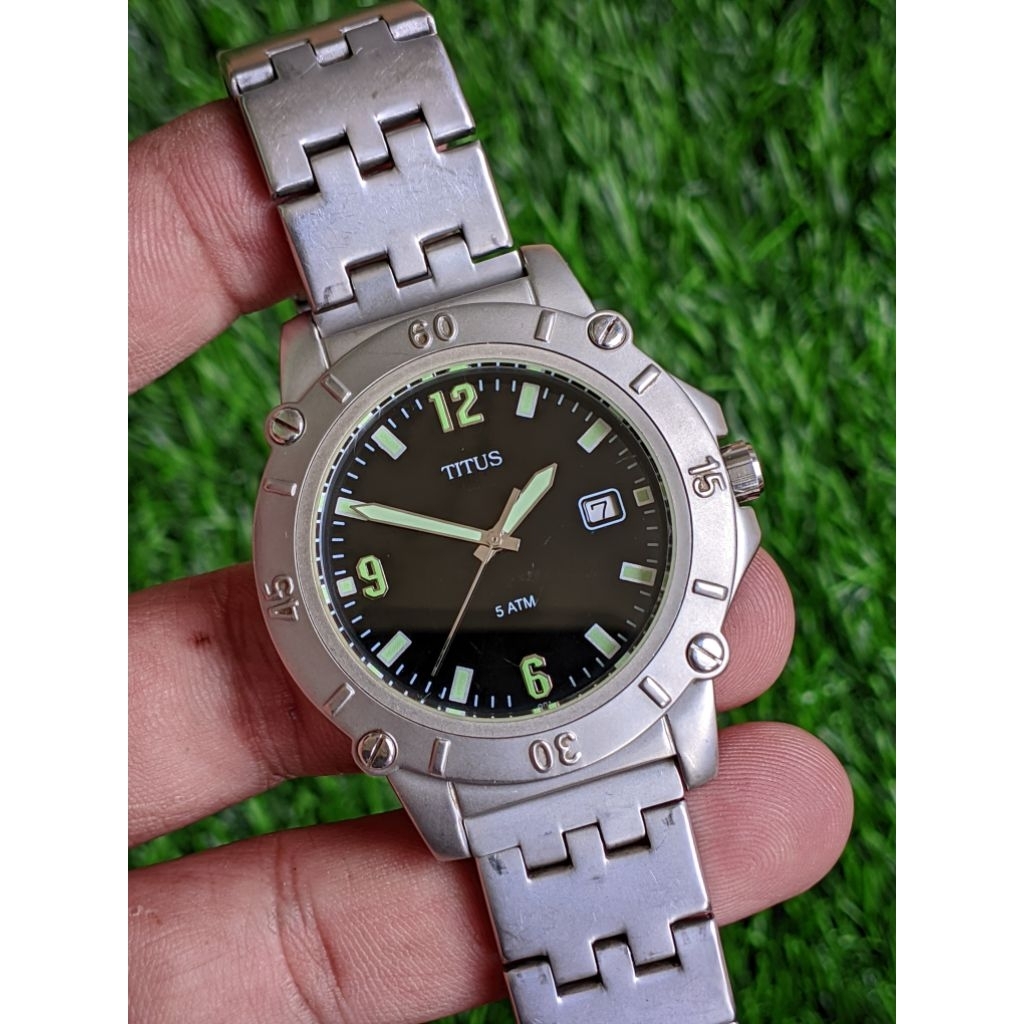 Jam Tangan Titus Swiss made Original