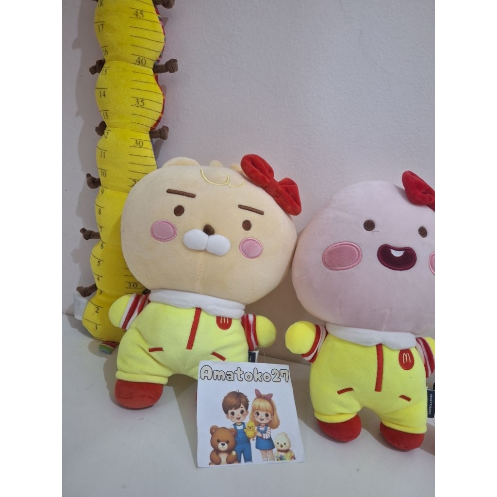 Boneka kakao friends kostum mcd apeach ryan kakao friends