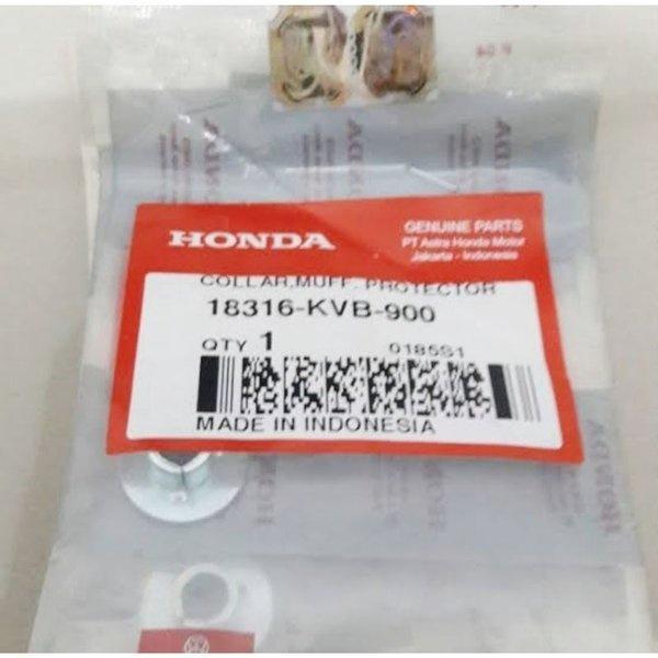 18316KVB900 Bos Collar Protector Tutup Knalpot Beat Scoopy Spacy Vario 110 125 150 PCX Original 1831