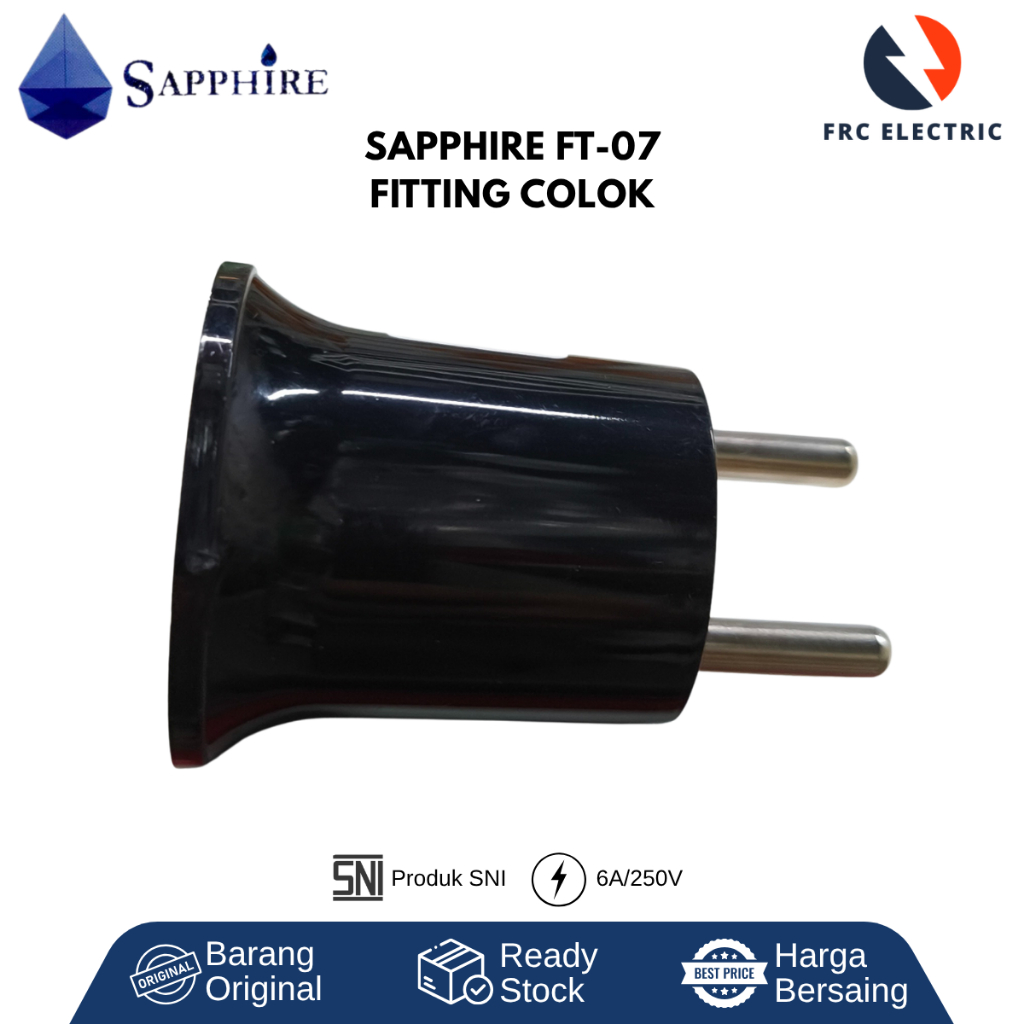 Fitting Colok - Fitting Colok Lampu - Fitting Lampu Colok E27 - Fitting Colok Hitam