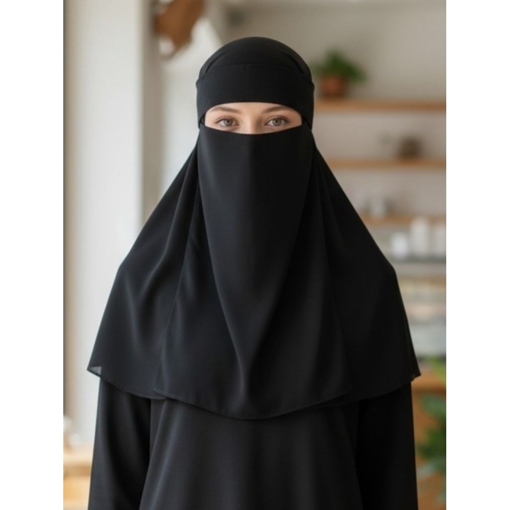 niqob bandana dewasa chiffon silky