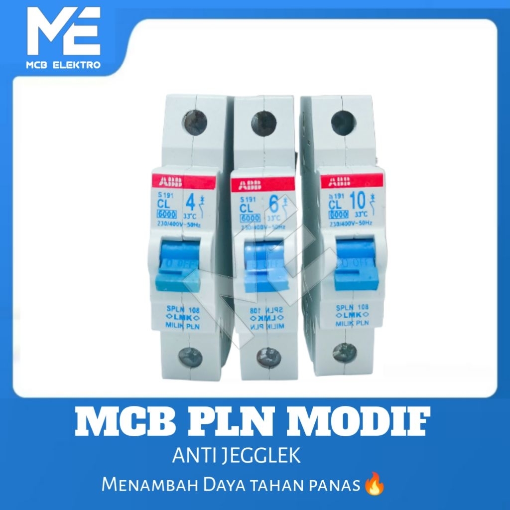 MCB Modif Anti jegglek ABB S191 1Phase