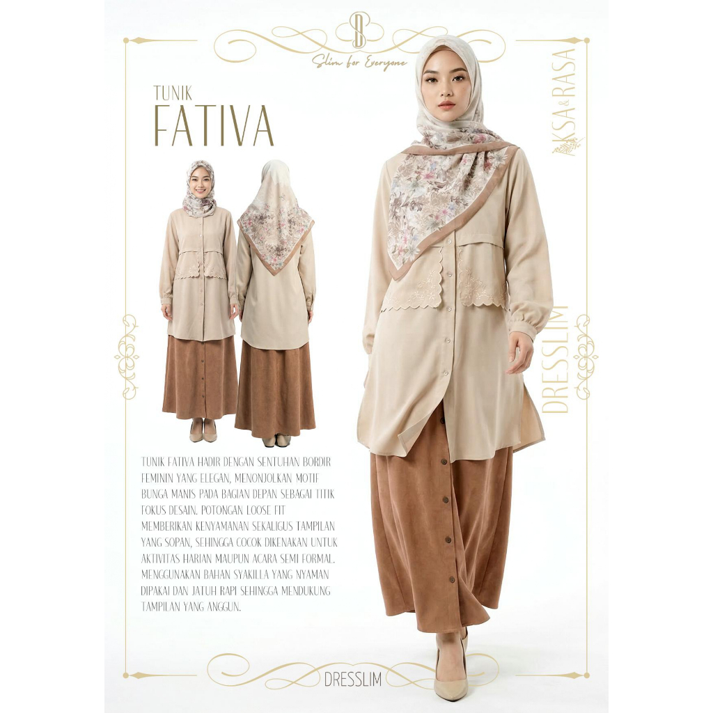 Tunik Fativa |Tunik Dewasa | Blouse | Tunik Wanita | Atasan Wanita | Atasa Rabbani |  Tunik | Blouse