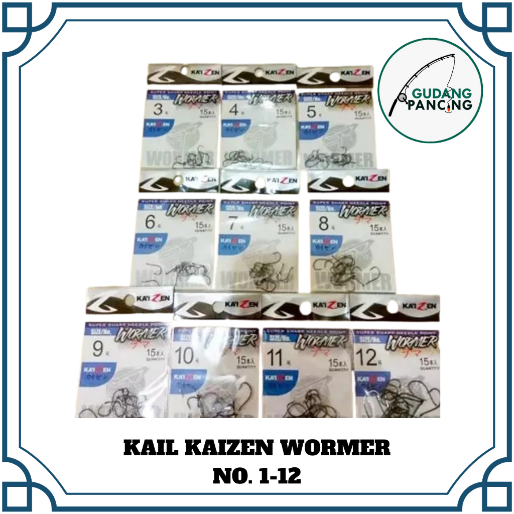 Kail Pancing Kaizen Wormer