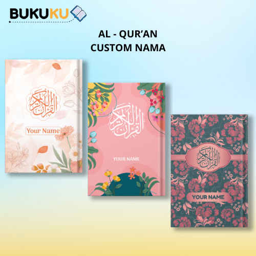 Al Quran Custom Nama Latin Hardvover A5 A6 Terjemah Lengkap - Bukuku