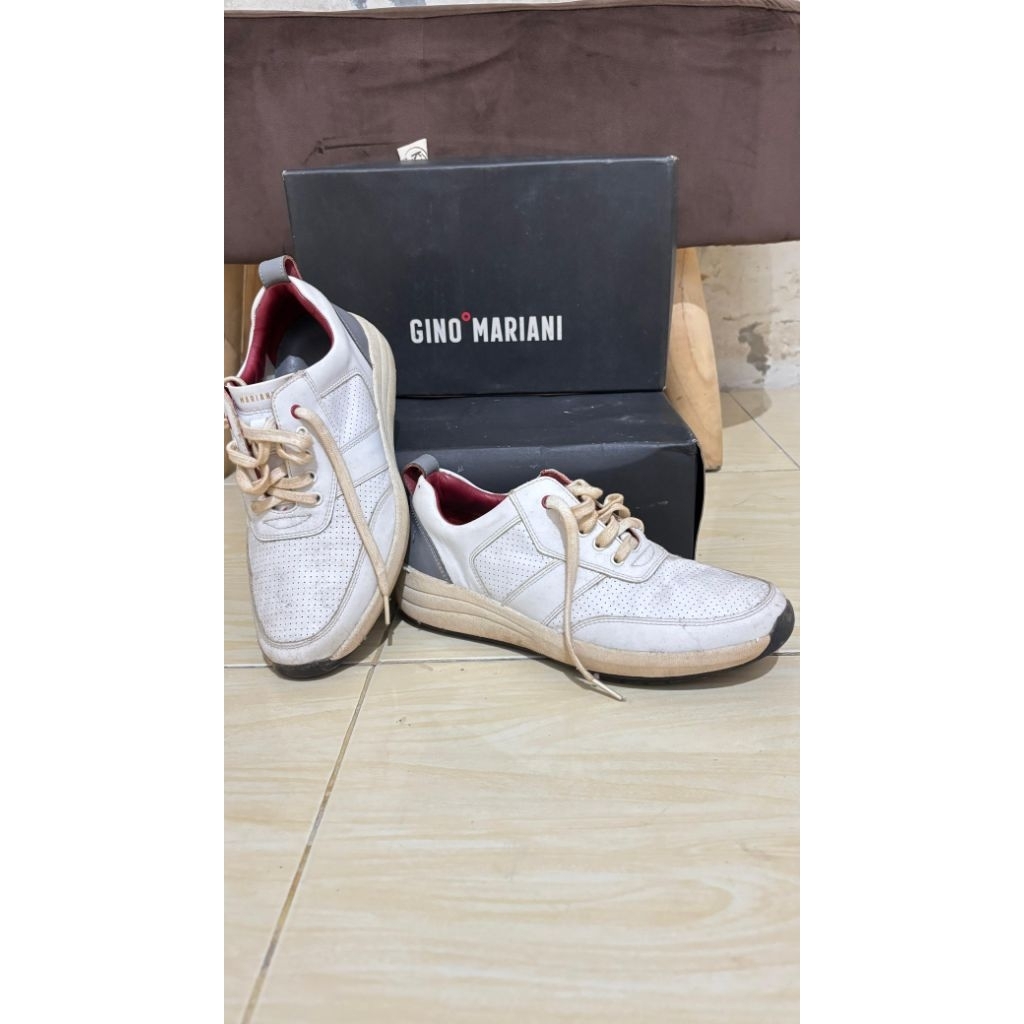 SEPATU GINO MARIANI PRELOVEDDD/SEPATU PUTIH GINO MARIANI/SEPATU PRIA BRANDED/GINO MARIANI AUTHEN/SEP