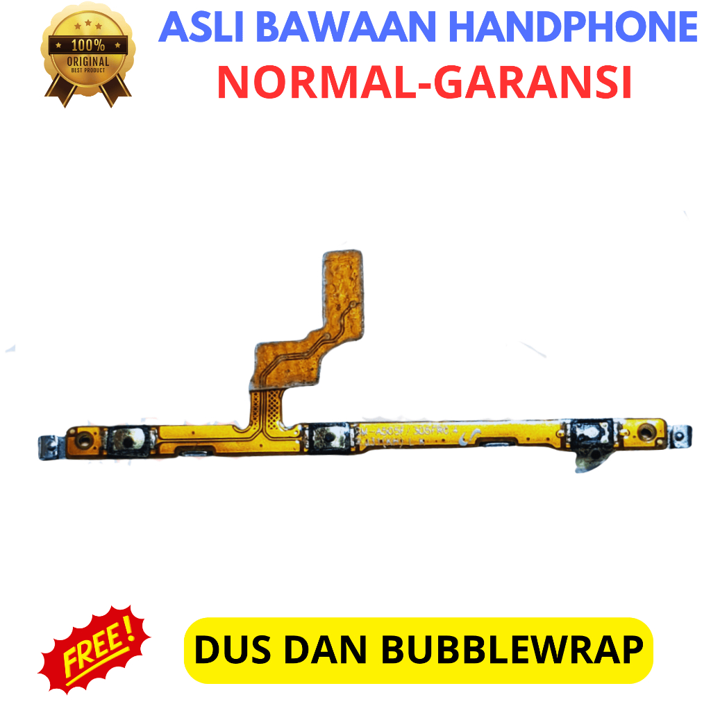flexible on off samsung a20 ori copotan - A30 - A30S - A40 - A50 - A70 - a50s - original cabutan baw