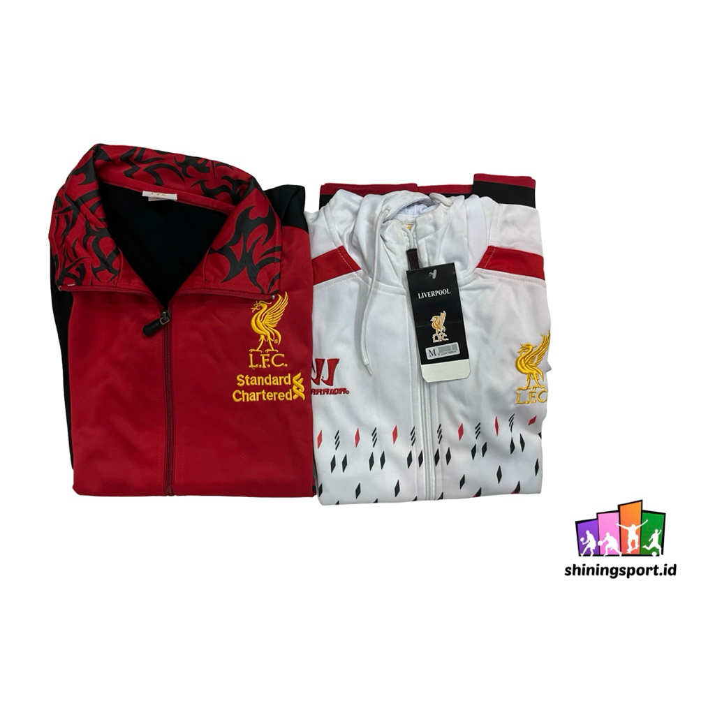 Jaket Bola Retro Club Liverpool 7 Stars