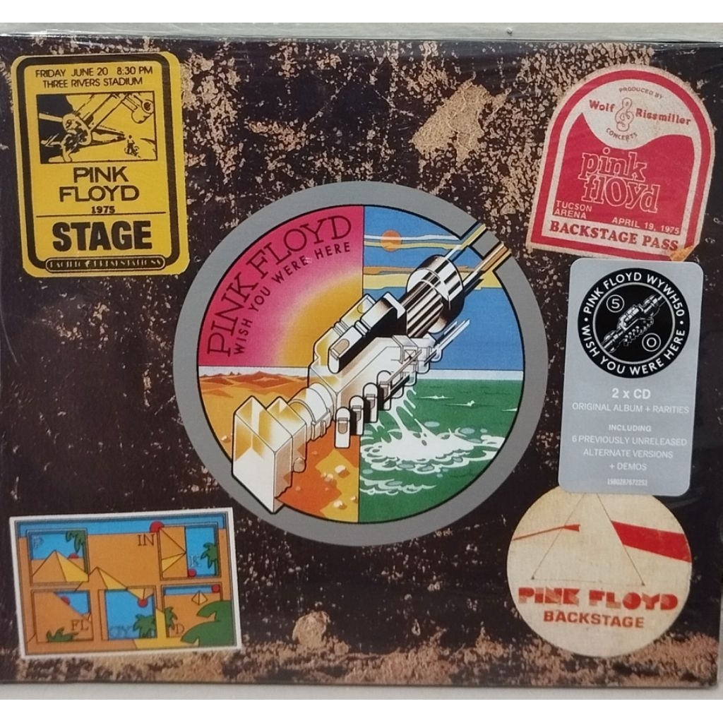 CD Pink Floyd Wish You Were Here 50th Anniversary Edition Original 2CD
