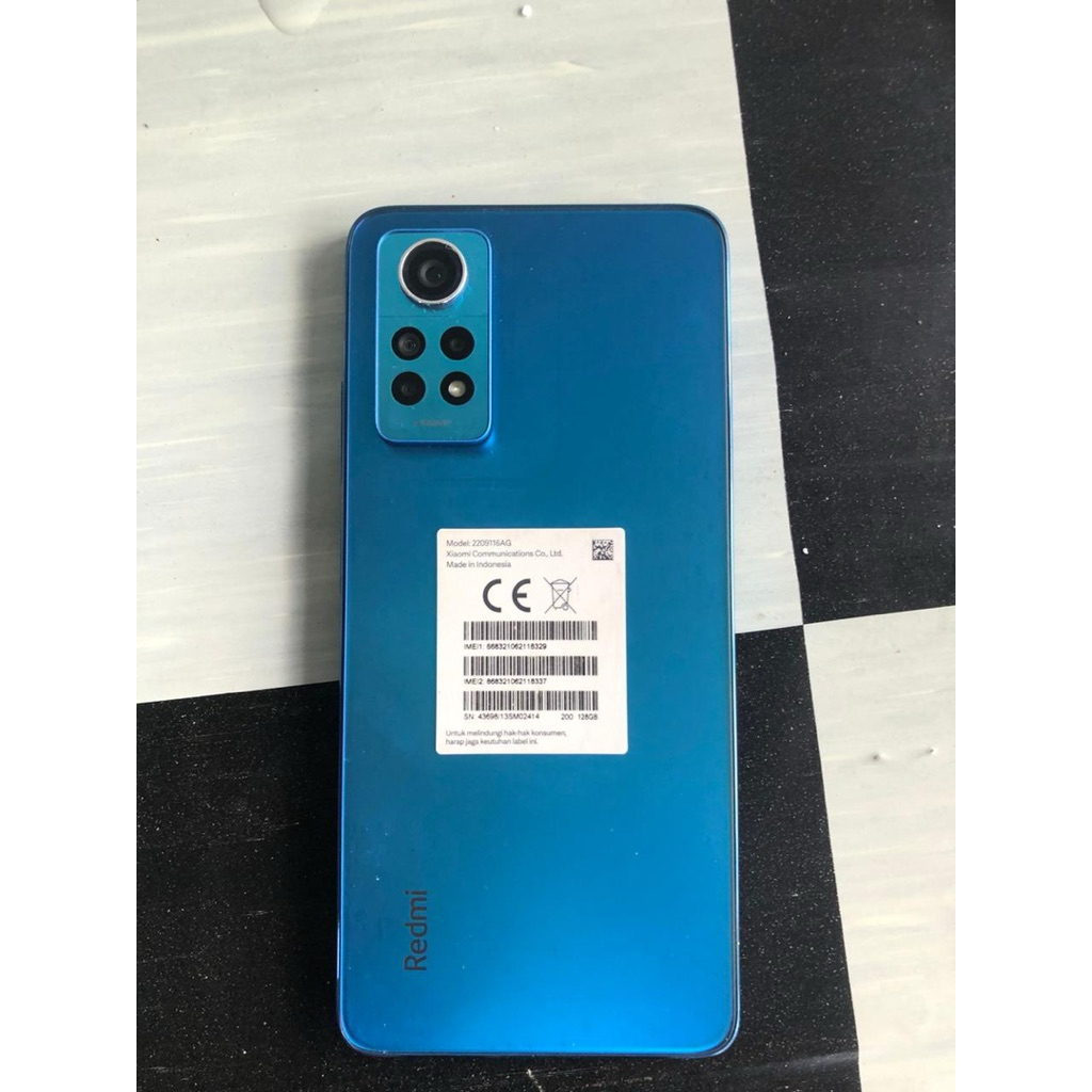 XIAOMI REDMI NOTE 12 PRO 4G NFC Garansi Resmi Xiaomi Second Glacier Blue