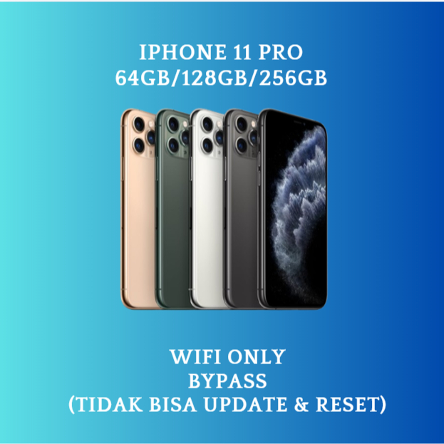 HP IPHONE 11 PRO WIFI ONLY 64GB/128GB/256GB Bekas Second Original Mulus Fullset Game/Live/Merekam Vi